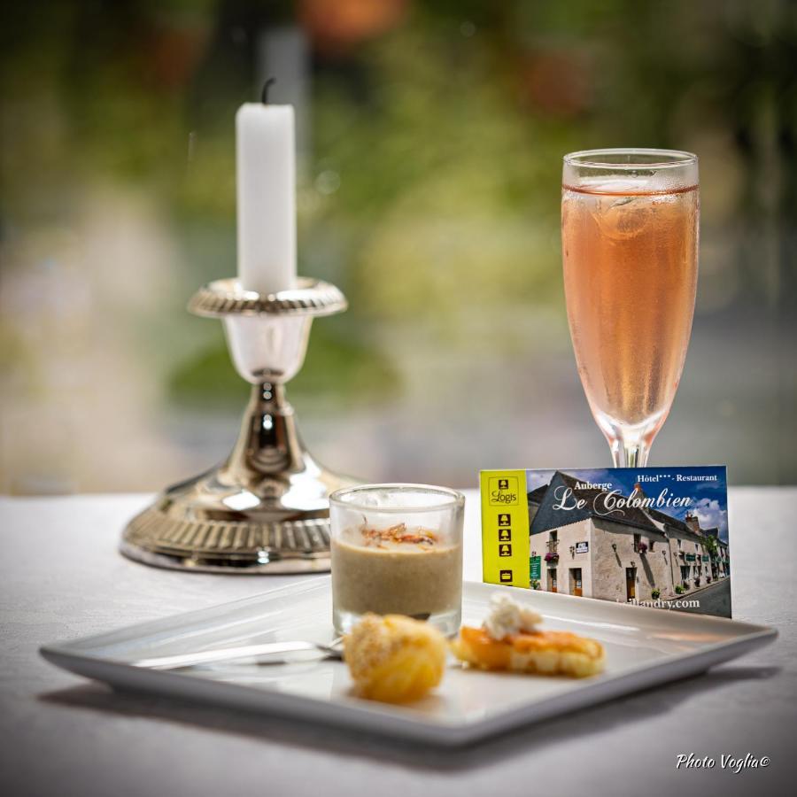 Logis Auberge Le Colombien - Hotel Et Restaurant Villandry Buitenkant foto
