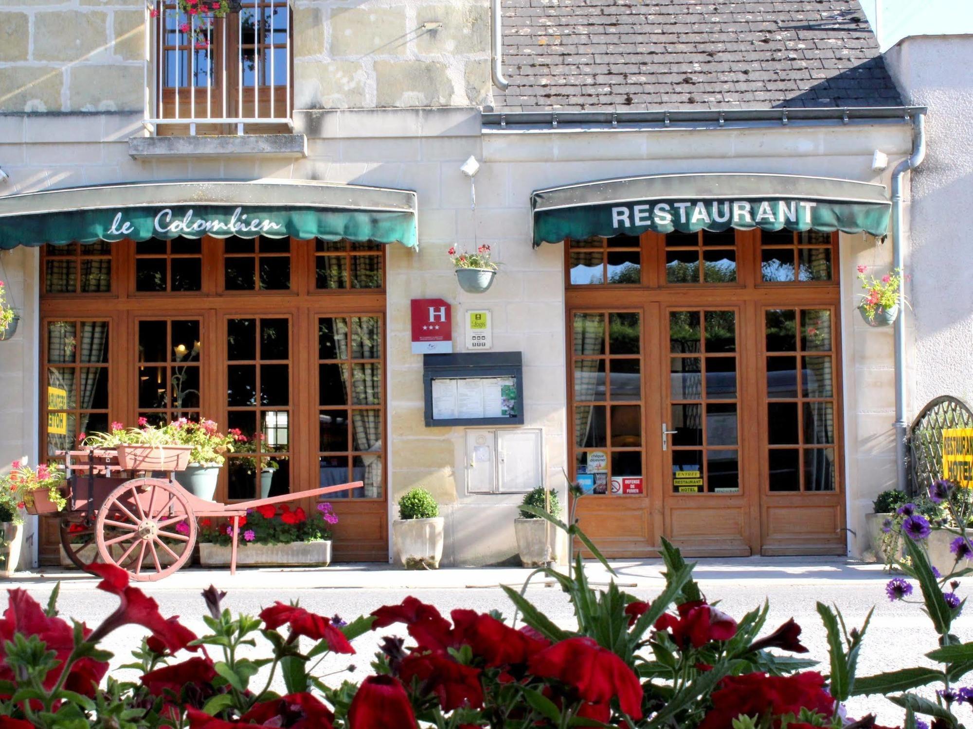 Logis Auberge Le Colombien - Hotel Et Restaurant Villandry Buitenkant foto